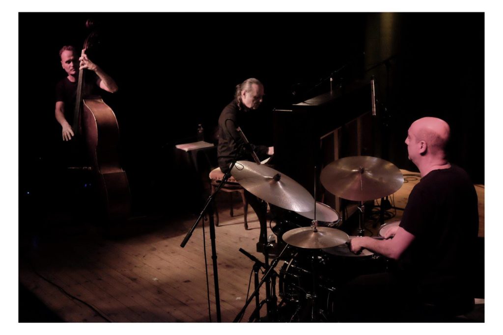 Piero iannetti, photo de concert avec Frédéric Chopin jazz project, au printemps des notes